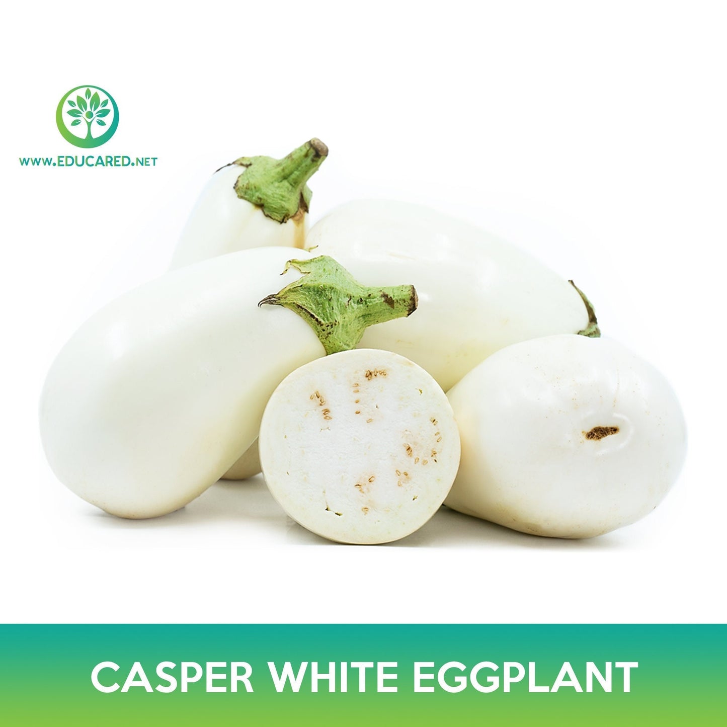 Casper White Eggplant Seeds